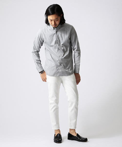 BEAMS（ビームス）の「○BEAMS / 美脚 アンクルデニム（デニムパンツ・メンズ・ホワイト/ブラック/インディゴブルー・X-LARGE/SMALL/MEDIUM/LARGE）」の16枚目の写真