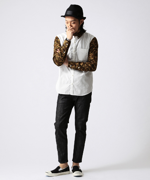 BEAMS（ビームス）の「○BEAMS / 美脚 アンクルデニム（デニムパンツ・メンズ・ホワイト/ブラック/インディゴブルー・X-LARGE/SMALL/MEDIUM/LARGE）」の11枚目の写真