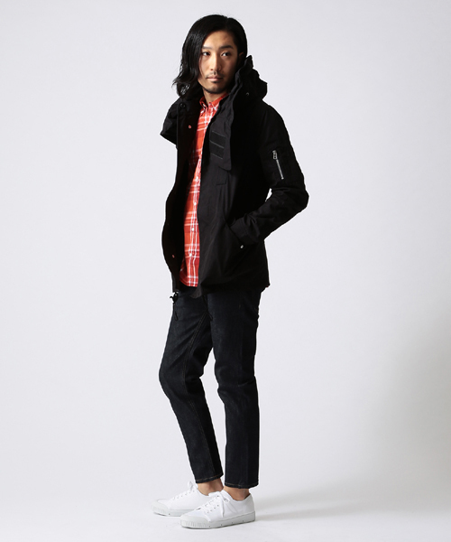 BEAMS（ビームス）の「○BEAMS / 美脚 アンクルデニム（デニムパンツ・メンズ・ホワイト/ブラック/インディゴブルー・X-LARGE/SMALL/MEDIUM/LARGE）」の4枚目の写真