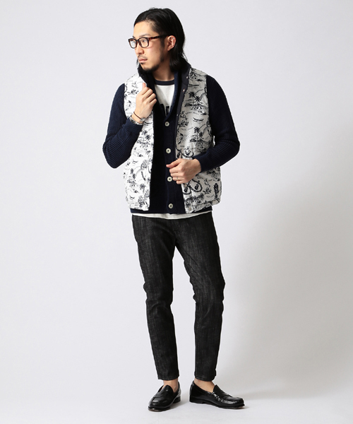 BEAMS（ビームス）の「○BEAMS / 美脚 アンクルデニム（デニムパンツ・メンズ・ホワイト/ブラック/インディゴブルー・X-LARGE/SMALL/MEDIUM/LARGE）」の5枚目の写真