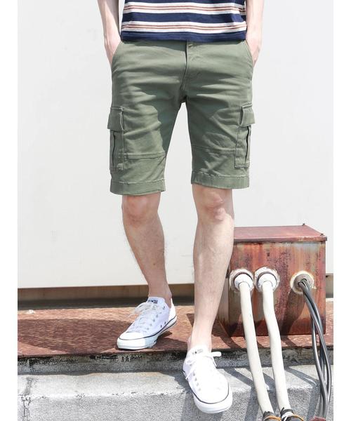 CRAFT STANDARD BOUTIQUE(クラフトスタンダードブティック)の「ショート丈カーゴパンツ○(カーゴパンツ・メンズ・ベージュ/ネイビー/カーキ・LL/S/M/L)」の21枚目の写真