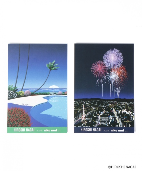 niko and（ニコアンド）の「【永井博】コラボポストカード