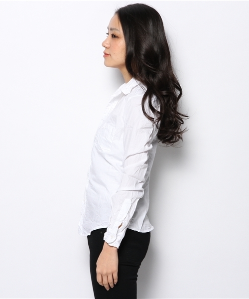 The SAZABY LEAGUE SELECT(ザサザビーリーグセレクト)の「Frank&Eileen BARRY/WTP(シャツ/ブラウス・レディース・ホワイト・SMALL/MEDIUM/XX-SMALL)」の3枚目の写真