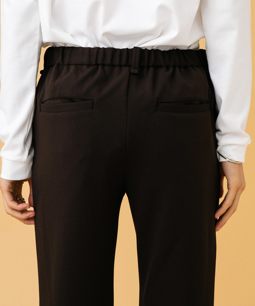 STUDIOUS（ステュディオス）の「【STUDIOUS】ニットツイルセットアップフレアスラックス（スラックス・メンズ・ブラック/ブラウン・1/2）」の6枚目の写真