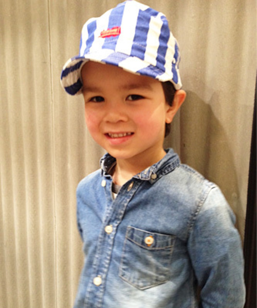 CIAOPANIC TYPY（チャオパニックティピー）の「きかんしゃトーマス コラボキャップ(KIDS)（キャップ・キッズ・ベージュ/ブルー/ネイビー/イエロー/ピンク/レッド/チェック・FREE）」の3枚目の写真