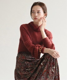 IENA LA BOUCLE FUUGA タートルネックニットプルオーバー◆