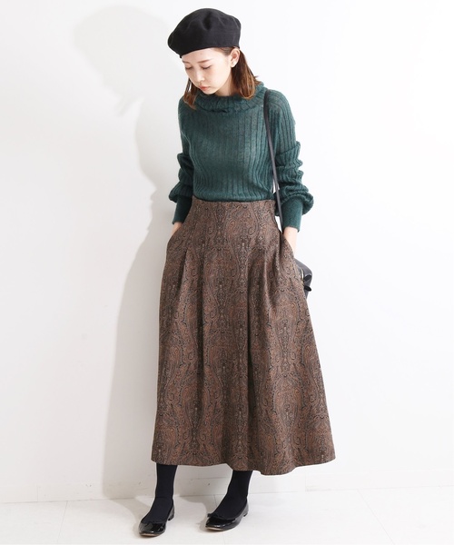 IENA LA BOUCLE(イエナラブークル)の「IENA LA BOUCLE FUUGA タートルネックニットプルオーバー◆(ニット/セーター・レディース・ブラック/アイボリー/グリーン系その他/レッド/グリーン・FREE)」の22枚目の写真