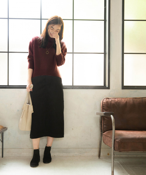 GLOBAL WORK（グローバルワーク）の「らくっションサイドゴア/849440（ブーツ・レディース・ブラック/ダークブラウン/ブラック系その他・SMALL/MEDIUM/LARGE）」の6枚目の写真