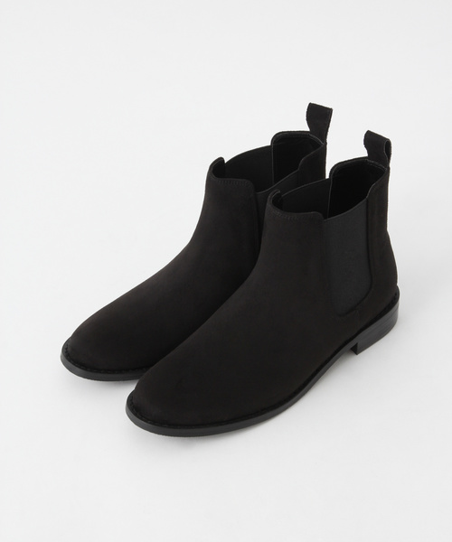 GLOBAL WORK（グローバルワーク）の「らくっションサイドゴア/849440（ブーツ・レディース・ブラック/ダークブラウン/ブラック系その他・SMALL/MEDIUM/LARGE）」の4枚目の写真