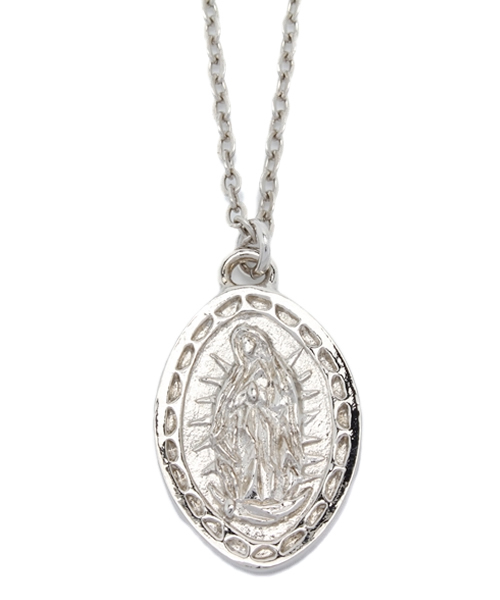 Subciety(サブサエティ)の「METAL NECKLACE -Guadalupe-(ネックレス・メンズ・アンティークシルバー/アンティークゴールド/ブラック/シルバー/ゴールド・FREE)」の3枚目の写真