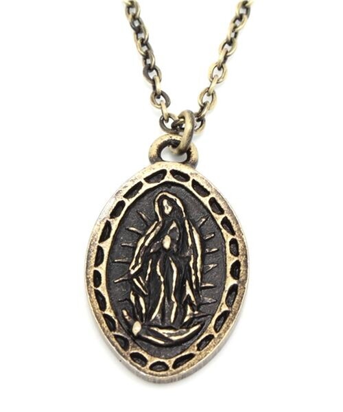 Subciety(サブサエティ)の「METAL NECKLACE-Guadalupe-(ネックレス・メンズ・アンティークシルバー/アンティークゴールド/ブラック/シルバー/ゴールド・FREE)」の15枚目の写真
