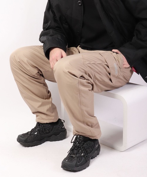 OUTDOOR PRODUCTS APPAREL(アウトドアプロダクツアパレル)の「OUTDOOR 裏ボア 暖か ポリエステルリップ カーゴパンツ(カーゴパンツ・メンズ・ブラック/オリーブ/グレー/ベージュ/ブラウン/ダークカーキ・L/LL/M)」の4枚目の写真