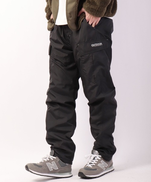 OUTDOOR PRODUCTS APPAREL(アウトドアプロダクツアパレル)の「OUTDOOR 裏ボア 暖か ポリエステルリップ カーゴパンツ(カーゴパンツ・メンズ・ブラック/オリーブ/グレー/ベージュ/ブラウン/ダークカーキ・L/LL/M)」の2枚目の写真