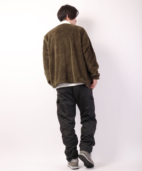 OUTDOOR PRODUCTS APPAREL(アウトドアプロダクツアパレル)の「OUTDOOR 裏ボア 暖か ポリエステルリップ カーゴパンツ(カーゴパンツ・メンズ・ブラック/オリーブ/グレー/ベージュ/ブラウン/ダークカーキ・L/LL/M)」の7枚目の写真