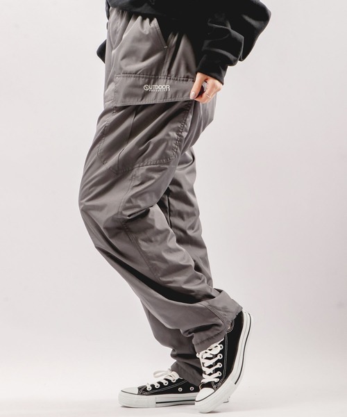 OUTDOOR PRODUCTS APPAREL(アウトドアプロダクツアパレル)の「OUTDOOR 裏ボア 暖か ポリエステルリップ カーゴパンツ(カーゴパンツ・メンズ・ブラック/オリーブ/グレー/ベージュ/ブラウン/ダークカーキ・L/LL/M)」の18枚目の写真