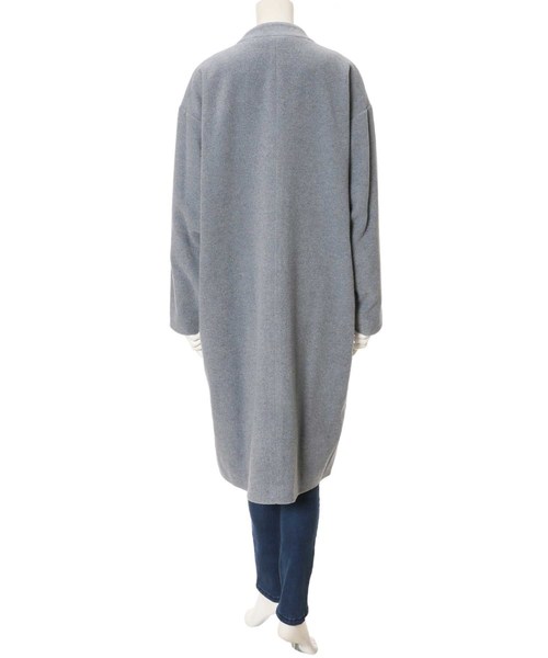 fifth（フィフス）の「ドロップショルダーノーカラーコート（トレンチコート・レディース・グレー/ブルー/モカ・SMALL/MEDIUM）」の21枚目の写真