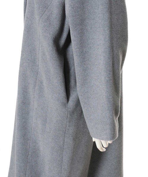 fifth（フィフス）の「ドロップショルダーノーカラーコート（トレンチコート・レディース・グレー/ブルー/モカ・SMALL/MEDIUM）」の10枚目の写真