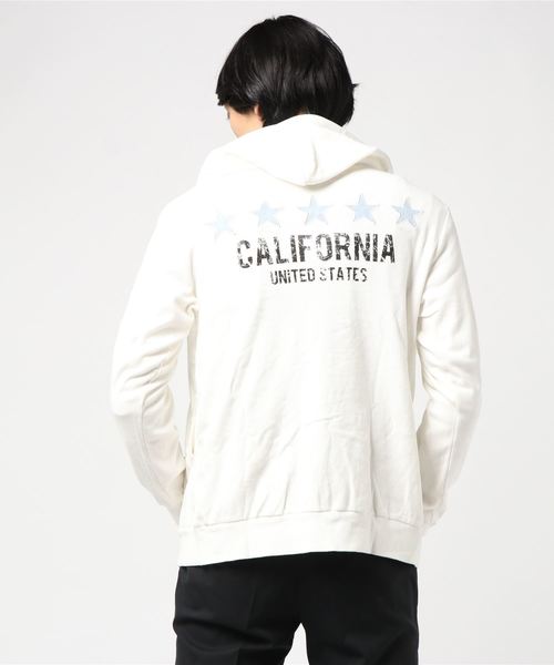 VIBGYOR(ヴィブジョー)の「VIBGYOR Select/ DENIM貼り付けテレコZIPパーカー (RM)(パーカー・メンズ・ブラック/グレー/ホワイト・LARGE/X-LARGE/MEDIUM)」の5枚目の写真