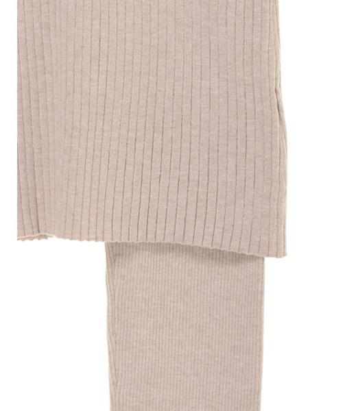 AMERICAN HOLIC（アメリカンホリック）の「レギンス付きニットスカート ＊（スカート・レディース・ブラック/ベージュ/ブラウン・M/L）」の22枚目の写真