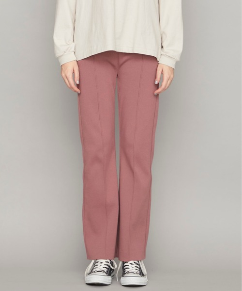 STUDIOUS（ステュディオス）の「【STUDIOUS】サマーニットフレアパンツ（その他パンツ・レディース・ホワイト/ブラック/ピンク・1/2）」の8枚目の写真