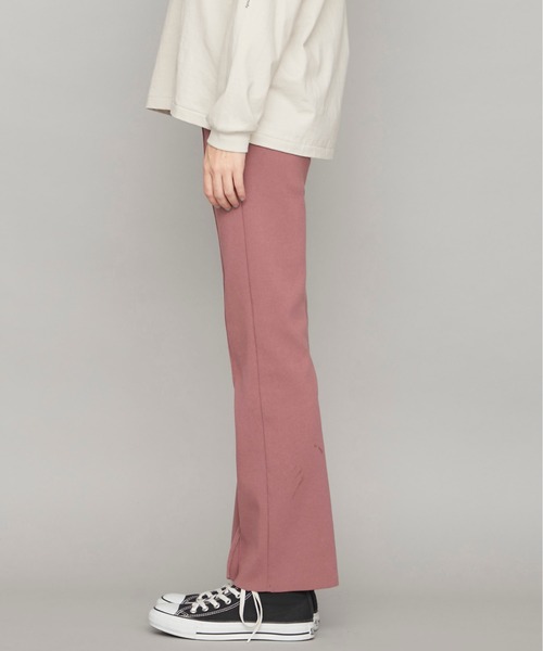 STUDIOUS（ステュディオス）の「【STUDIOUS】サマーニットフレアパンツ（その他パンツ・レディース・ホワイト/ブラック/ピンク・1/2）」の4枚目の写真