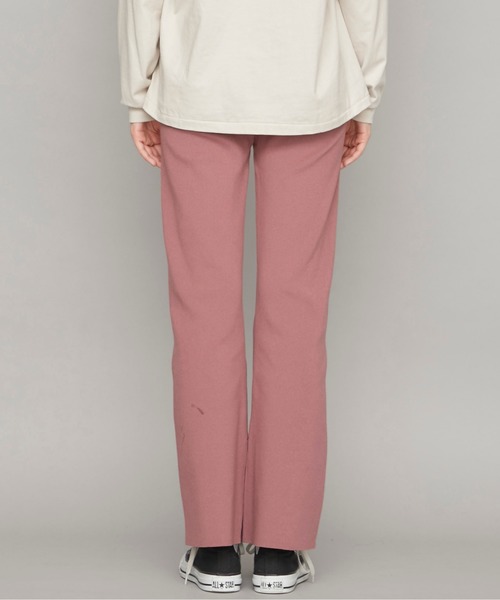 STUDIOUS（ステュディオス）の「【STUDIOUS】サマーニットフレアパンツ（その他パンツ・レディース・ホワイト/ブラック/ピンク・1/2）」の12枚目の写真