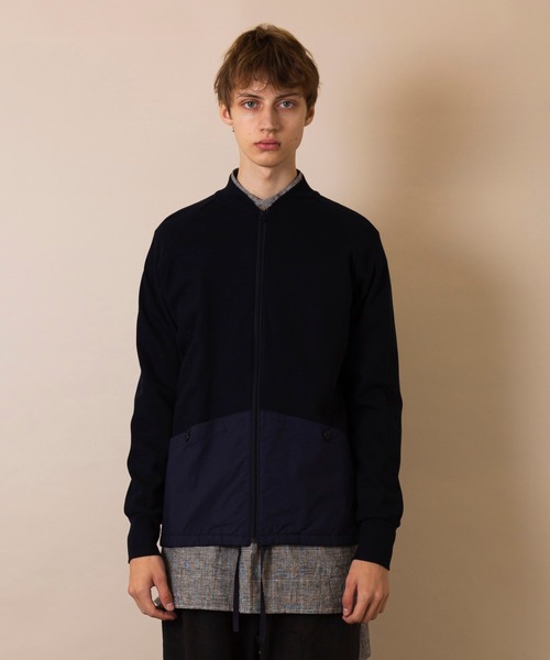 FACTOTUM（ファクトタム）の「【FACTOTUM】トリコット B.A PCS ブルゾン（ブルゾン・メンズ・ネイビー/ベージュ・46/48/44）」の7枚目の写真