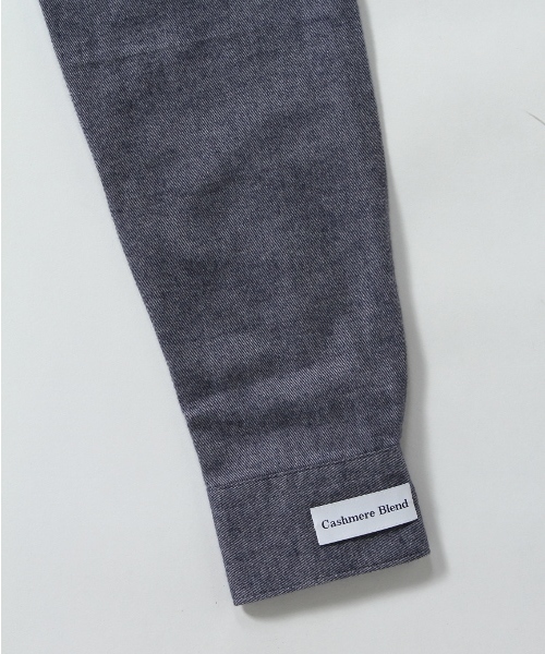 EDIFICE（エディフィス）の「◇C/CA ネルセミワイド （シャツ/ブラウス・メンズ・ホワイト/グレー/グリーン/ネイビー/ブルー/ピンク・46/48/50/44）」の10枚目の写真