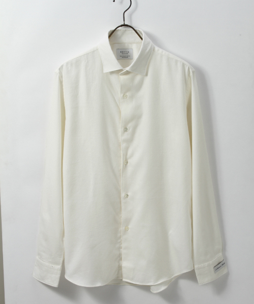 EDIFICE（エディフィス）の「◇C/CA ネルセミワイド （シャツ/ブラウス・メンズ・ホワイト/グレー/グリーン/ネイビー/ブルー/ピンク・46/48/50/44）」の17枚目の写真