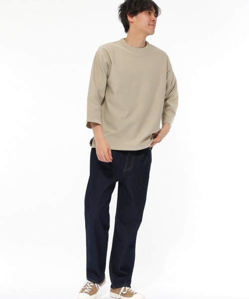 LAKOLE（ラコレ）の「ストレッチデニムワイドパンツ / LAKOLE（デニムパンツ・メンズ・ネイビー/ブラック・SMALL/MEDIUM/LARGE）」の14枚目の写真