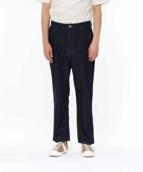 LAKOLE（ラコレ）の「ストレッチデニムワイドパンツ / LAKOLE（デニムパンツ・メンズ・ネイビー/ブラック・SMALL/MEDIUM/LARGE）」の17枚目の写真