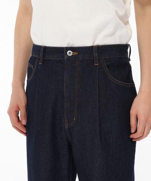 LAKOLE（ラコレ）の「ストレッチデニムワイドパンツ / LAKOLE（デニムパンツ・メンズ・ネイビー/ブラック・SMALL/MEDIUM/LARGE）」の20枚目の写真