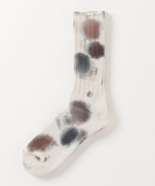 ANONYMOUSISM（アノニマスイズム）の「【AnonymousIsm】ダッシュダイ/クルー丈ソックス/アノニマスイズム（ソックス/靴下・メンズ・オリーブ/レッド/チャコールグレー/インディゴブルー/ネイビー系/モスグリーン/ダークパープル/ネイビー/バイオレット/カーキ/ブルー/レッド系その他/サックスブルー/パープル/ブラウン/ピンク/レンガ/ブルーグレー/オレンジ/ミント・25cm～27cm/23cm～25cm）」の2枚目の写真