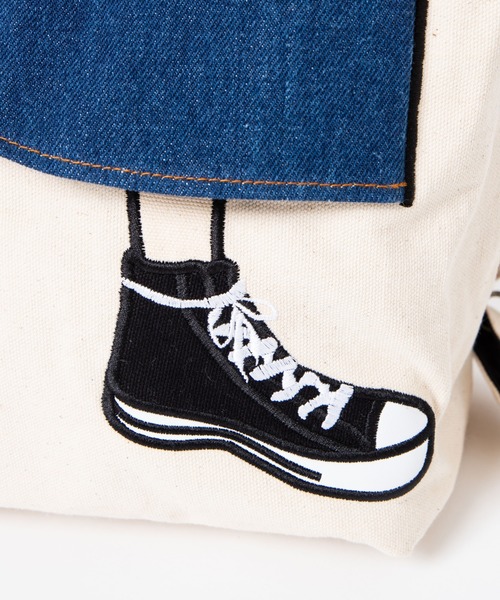 mis zapatos(ミス サパト)の「WEGO/mis zapatos ロングスカート3WAY リュックサック/ハンドバッグ/ショルダーバッグ(ショルダーバッグ・メンズ・ブラック/グレー・FREE)」の18枚目の写真