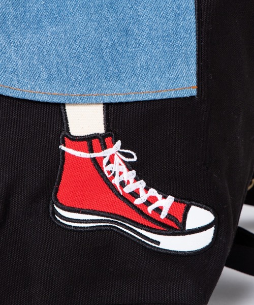 mis zapatos(ミス サパト)の「WEGO/mis zapatos ロングスカート3WAY リュックサック/ハンドバッグ/ショルダーバッグ(ショルダーバッグ・メンズ・ブラック/グレー・FREE)」の22枚目の写真