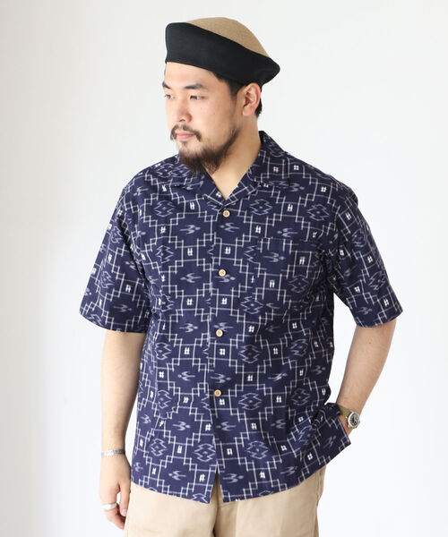 fennica(フェニカ)の「オカモト商店 × fennica / 久留米絣 アロハシャツ<MEN>(シャツ/ブラウス・メンズ・その他2/その他3/その他/その他1・MEDIUM)」の3枚目の写真