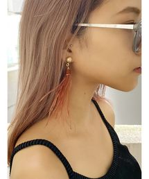 ロングフェザーピアス