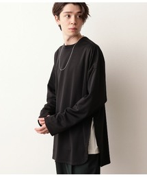JUNRED | サイドジップルーズポンチT(Tシャツ/カットソー)