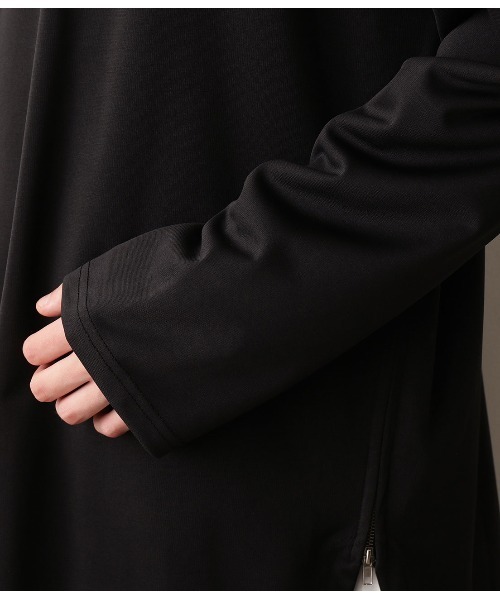 JUNRED（ジュンレッド）の「サイドジップルーズポンチT（Tシャツ/カットソー・メンズ・ブラック/ホワイト・L/M）」の16枚目の写真