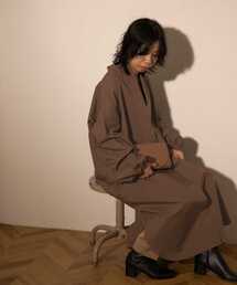 ITEMS URBANRESEARCH | ノーカラーシャツワンピース(シャツワンピース)
