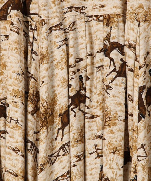 INSCRIRE（アンスクリア）の「INSCRIRE / プリントワンピース  