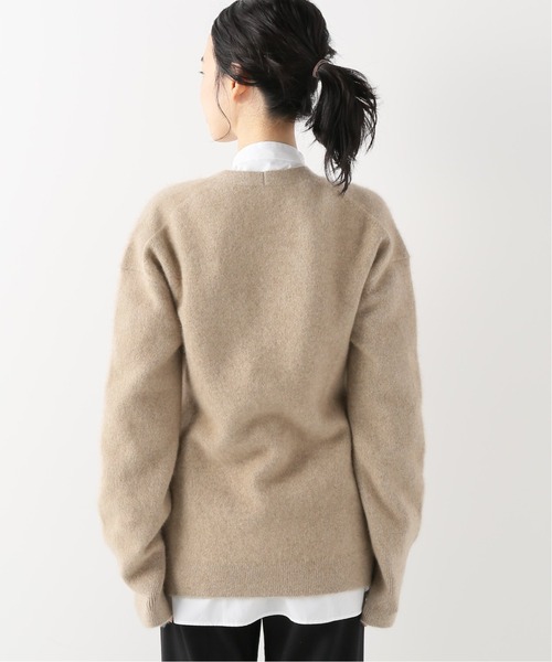 VERMEIL par iéna　モンゴリアンカシミヤ ミンク加工カーディガン VERMEIL par iénaモンゴリアンカシミヤ ミンク加工カーディガン