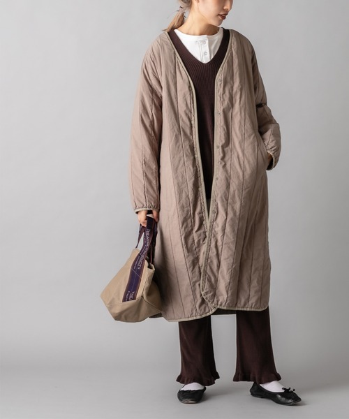 PUAL CE CIN（ピュアルセシン）の「キルトコート（その他アウター・レディース・ベージュ/スミクロ/ライトベージュ・FREE）」の13枚目の写真