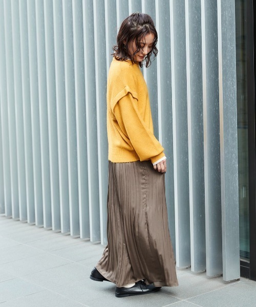 cepo（セポ）の「ランダムプリーツキャミワンピース　※２ＷＡＹ（ワンピース・レディース・オリーブ/ブルー/カーキ/ピンク・M）」の17枚目の写真