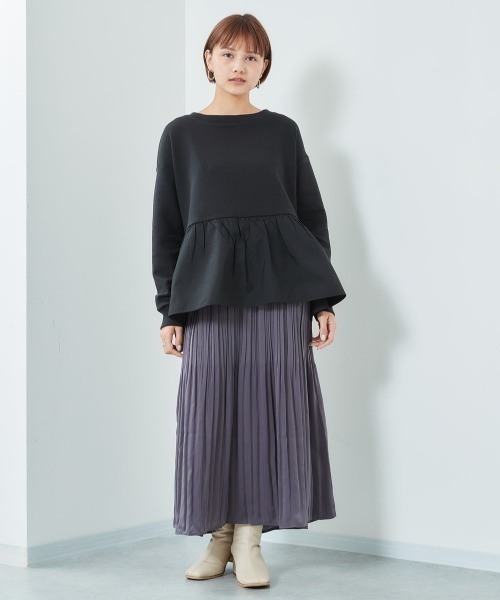 cepo（セポ）の「ランダムプリーツキャミワンピース　※２ＷＡＹ（ワンピース・レディース・オリーブ/ブルー/カーキ/ピンク・M）」の6枚目の写真