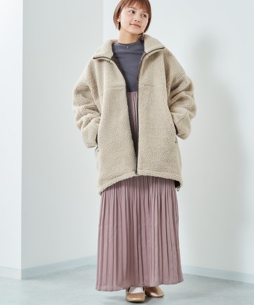 cepo（セポ）の「ランダムプリーツキャミワンピース　※２ＷＡＹ（ワンピース・レディース・オリーブ/ブルー/カーキ/ピンク・M）」の7枚目の写真