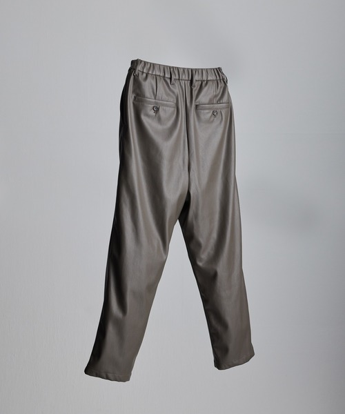 WYM LIDNM（ウィム バイ リドム）の「FAKE LEATHER TROUSERS -2021 S/S 2nd COLLECTION-（その他パンツ・メンズ・ブラック/ブラウン・S/M/L）」の6枚目の写真