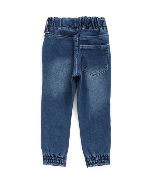 BREEZE（ブリーズ）の「/裾ゴムスキニーデニムパンツ 9分丈（デニムパンツ・キッズ・ブルー/ブラック・140/120/90/130/110/150/100）」の4枚目の写真