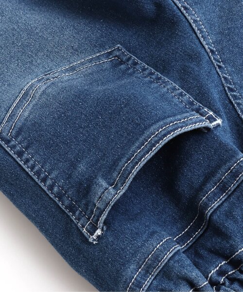 BREEZE（ブリーズ）の「/裾ゴムスキニーデニムパンツ 9分丈（デニムパンツ・キッズ・ブルー/ブラック・140/120/90/130/110/150/100）」の11枚目の写真