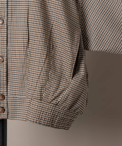 moi tytto（モイテュット）の「ボリューム袖チェックブルゾン【セットアップ可能】（ブルゾン・レディース・ブラウン/ナチュラル・FREE）」の21枚目の写真